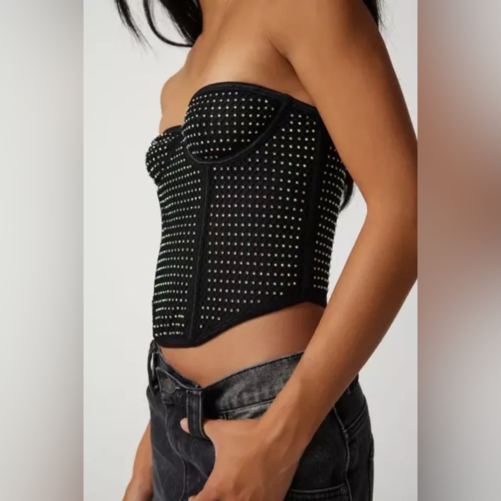 Urban Outfitters Black Studded Camisole